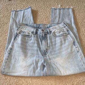 American eagle high rise mom shorts size 28